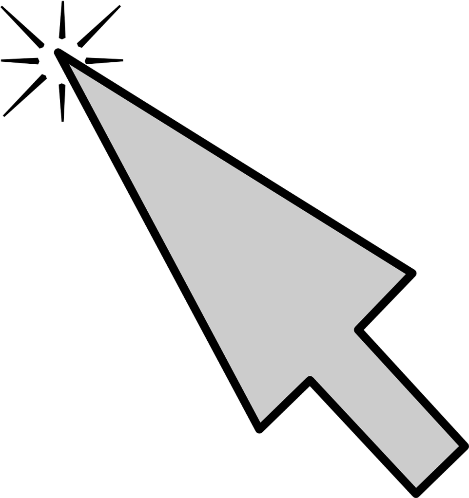Picture of a computer mouse pointer