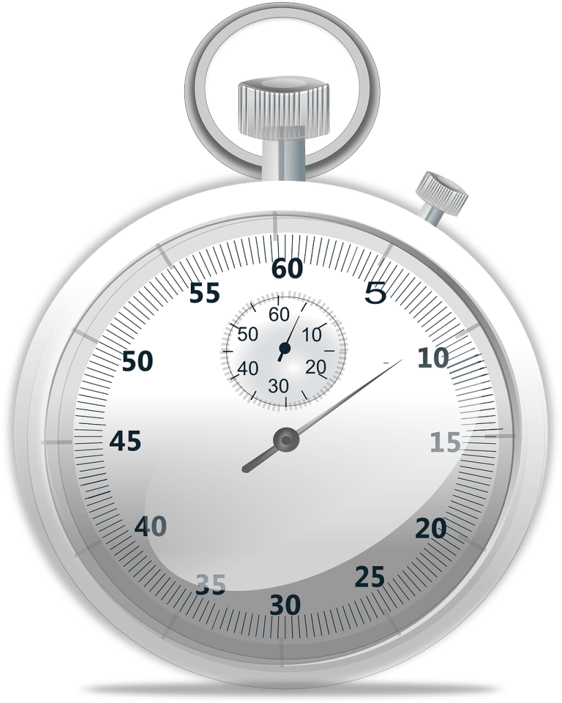 A picture of a stopwatch